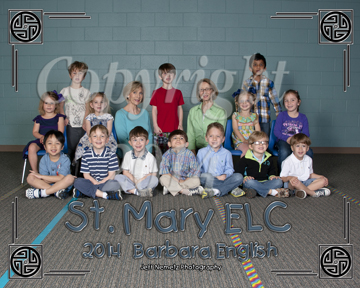 14006 St. Mary ELC class group portraits