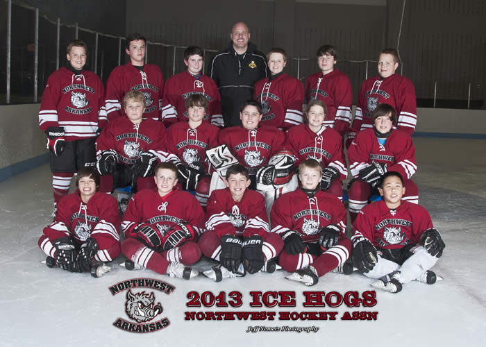 13024 NWA Ice Hogs Hockey Pee Wee team